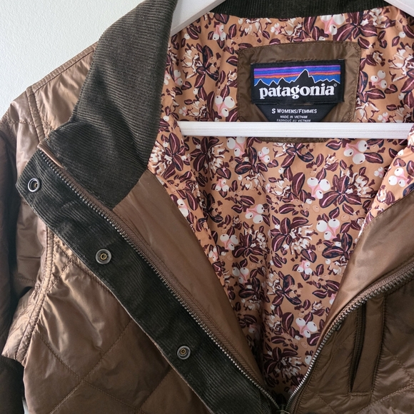 Patagonia S Gorpcore Hiking Cottagecore Diamond Quilted Back Pasture Jacket - Picture 4 of 15